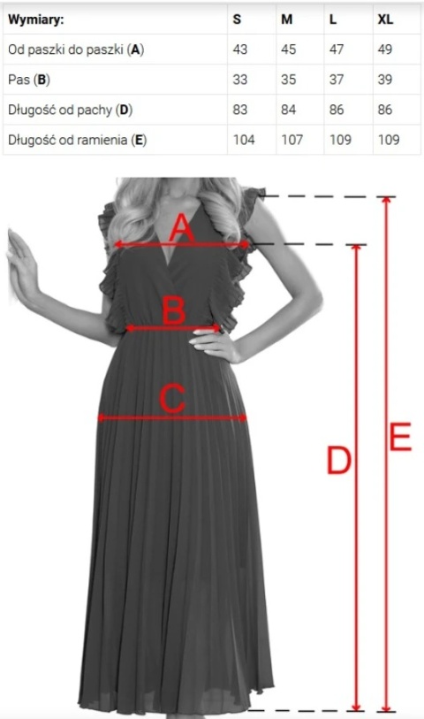 LINDA szyfonowa zwiewna sukienka z koronkowym dekoltem - beżowa